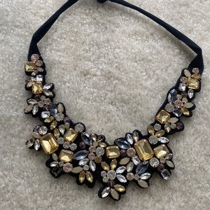 J Crew Gem Statement Necklace
